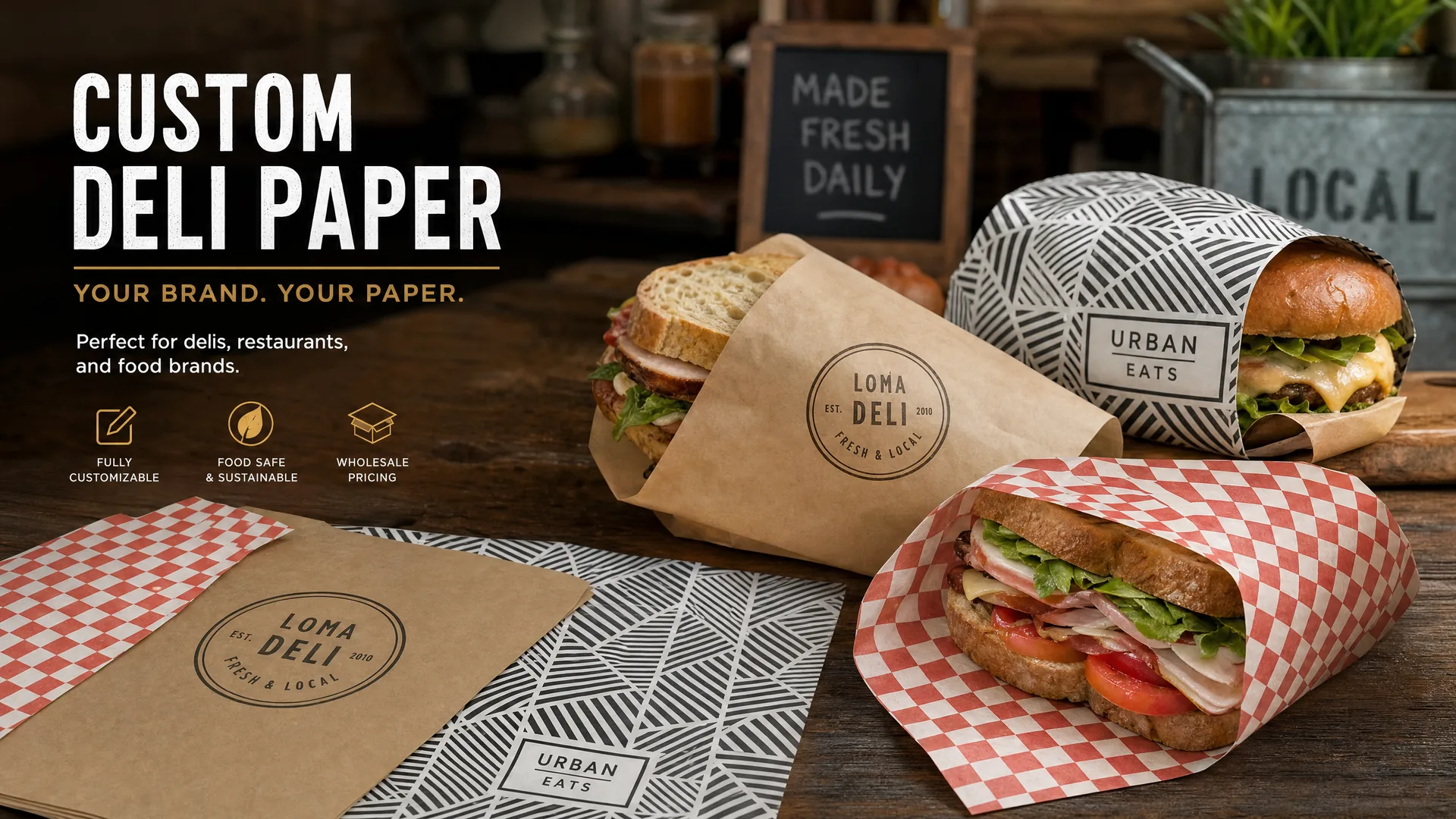 Deli Paper Uses: Wrap, Liner and Basket Applications