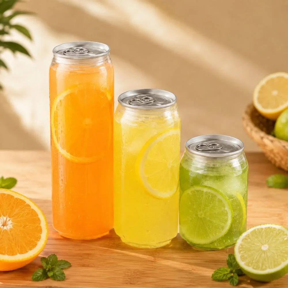 Plastic Soda Cans