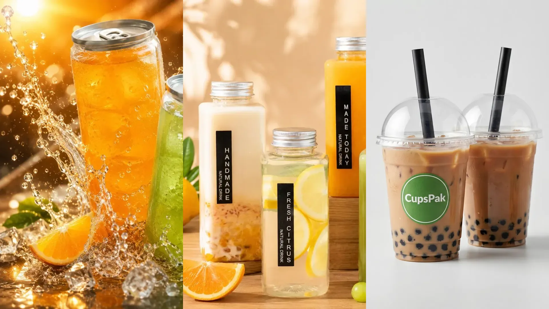 PET Cans vs Bottles vs Cups: Picking Your Drink Format