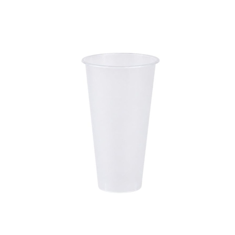 24oz frosted PP cup 700ml jumbo matte bubble tea cup 90mm wholesale specialist
